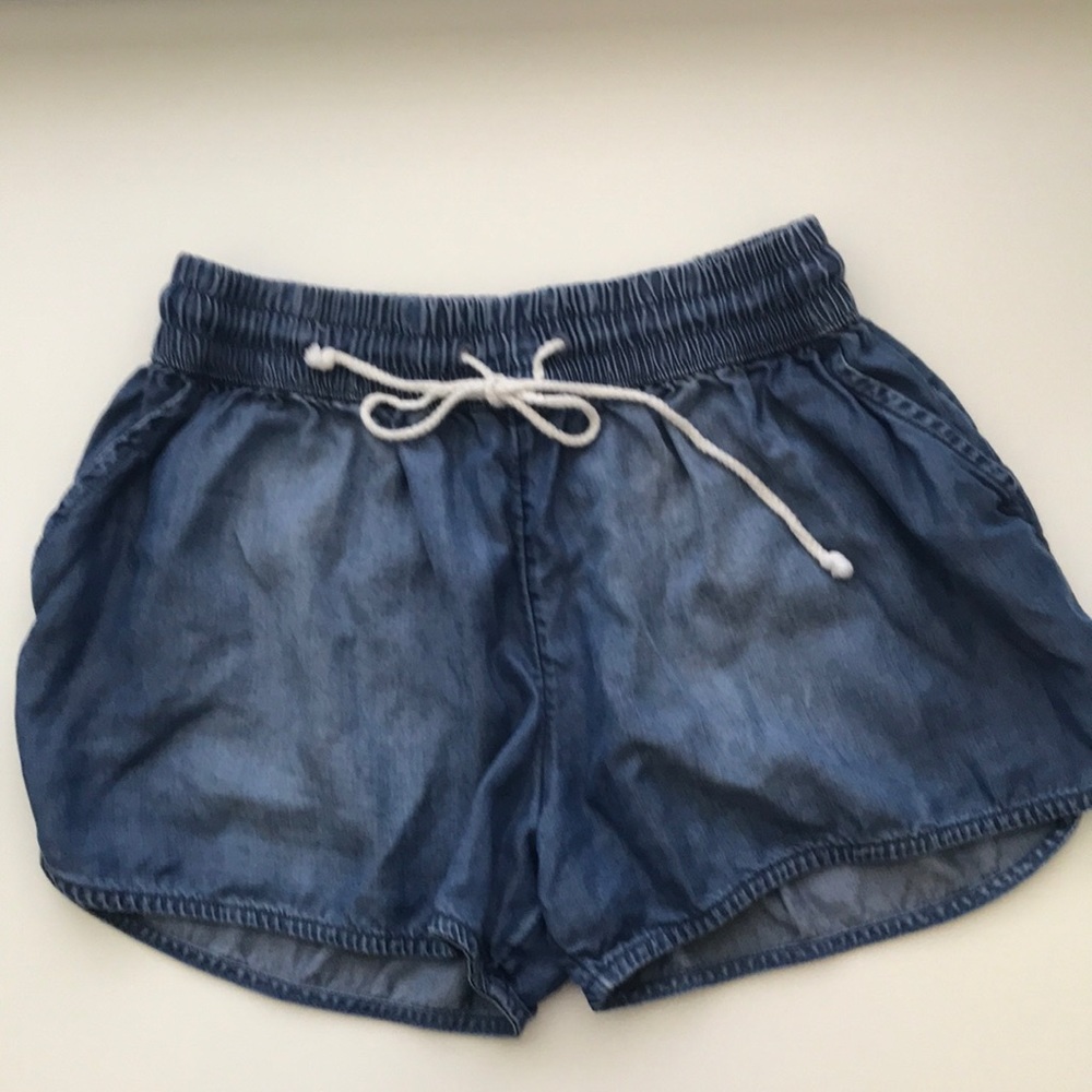 Lightweight Denim Shorts